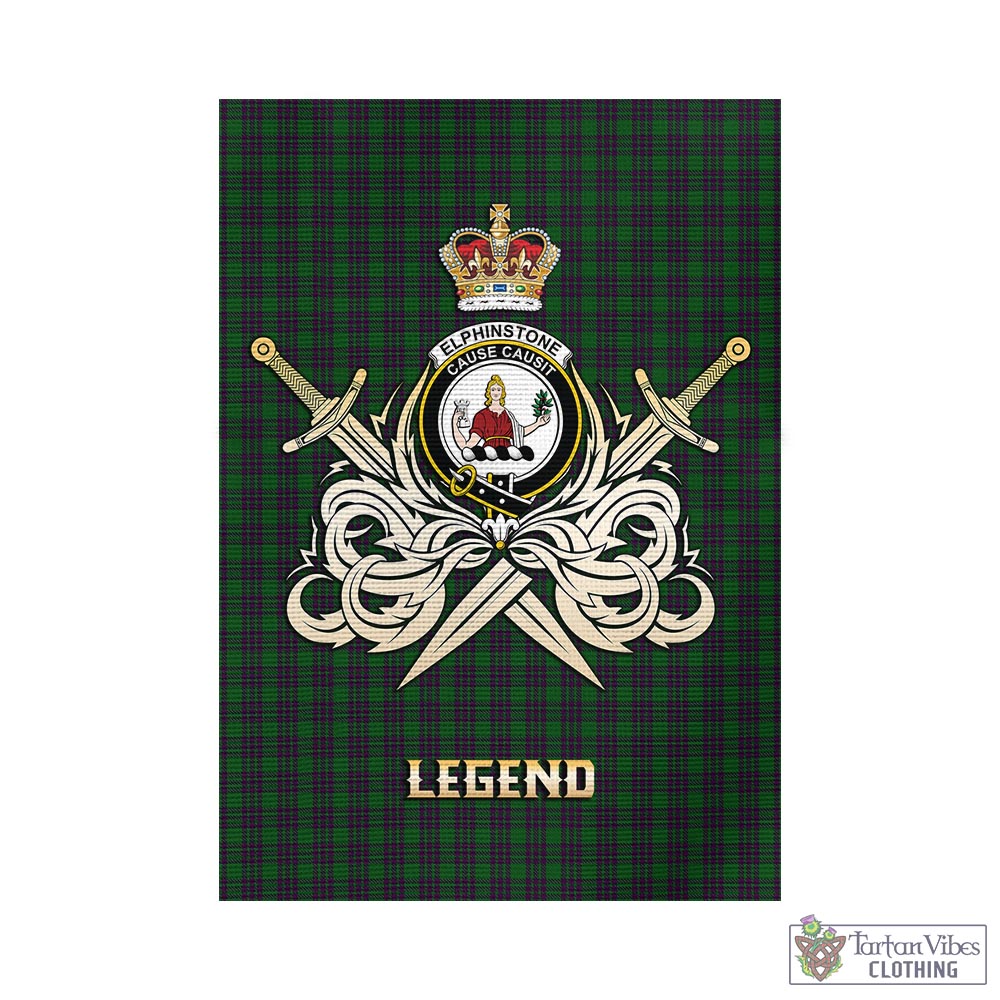 elphinstone-tartan-flag-with-clan-crest-and-the-golden-sword-of-courageous-legacy