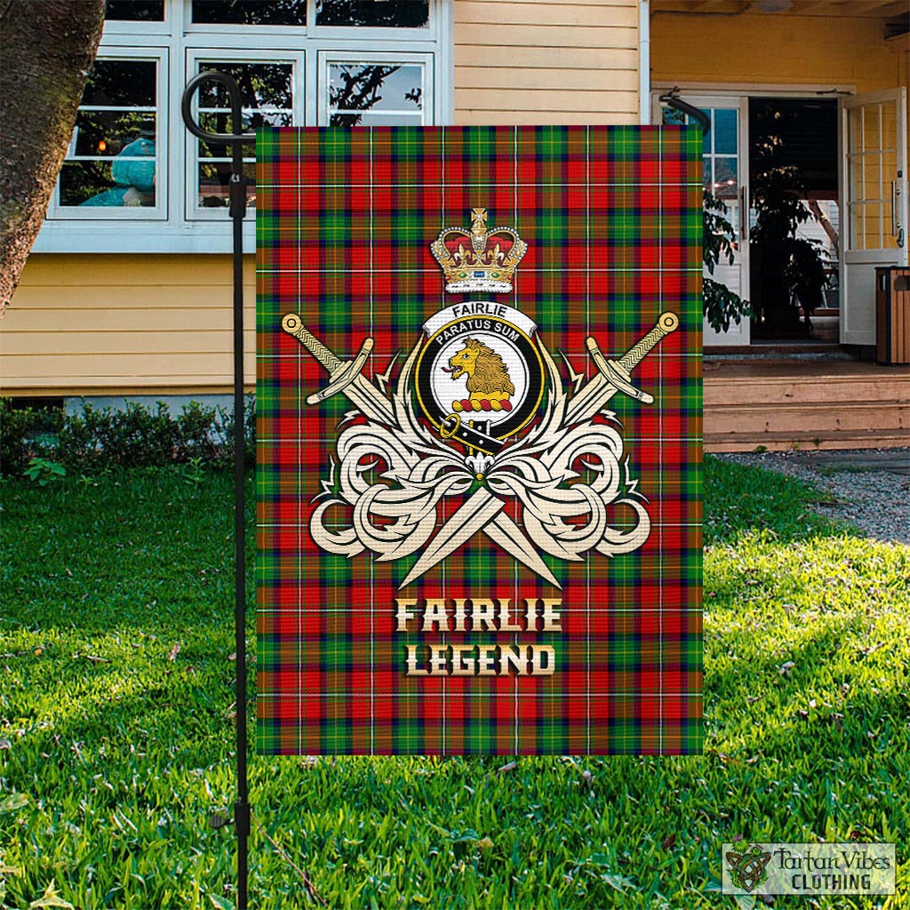 fairlie-modern-tartan-flag-with-clan-crest-and-the-golden-sword-of-courageous-legacy