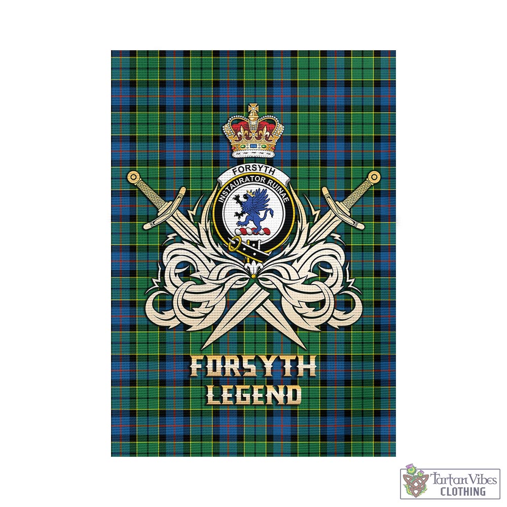 forsyth-ancient-tartan-flag-with-clan-crest-and-the-golden-sword-of-courageous-legacy