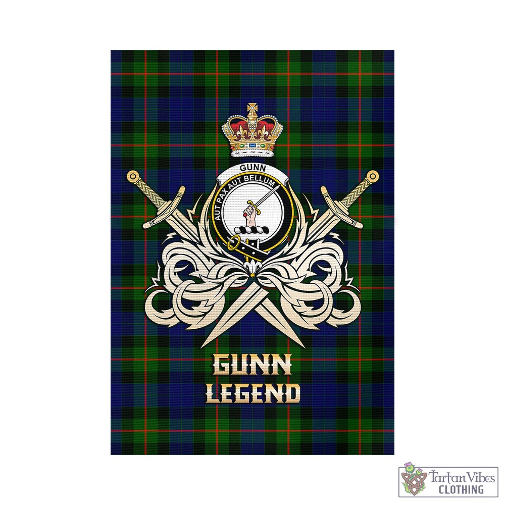 gunn-modern-tartan-flag-with-clan-crest-and-the-golden-sword-of-courageous-legacy