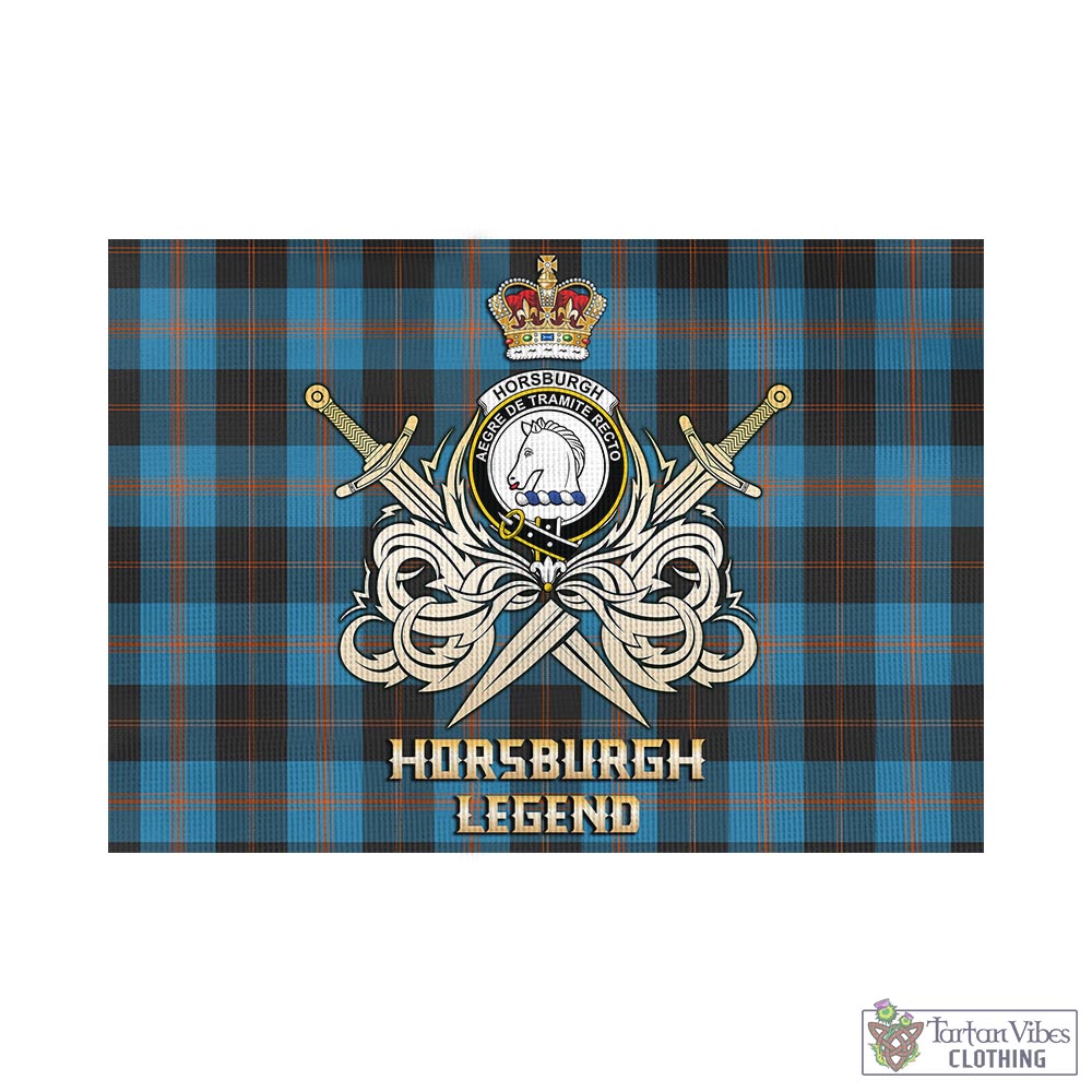 horsburgh-tartan-flag-with-clan-crest-and-the-golden-sword-of-courageous-legacy