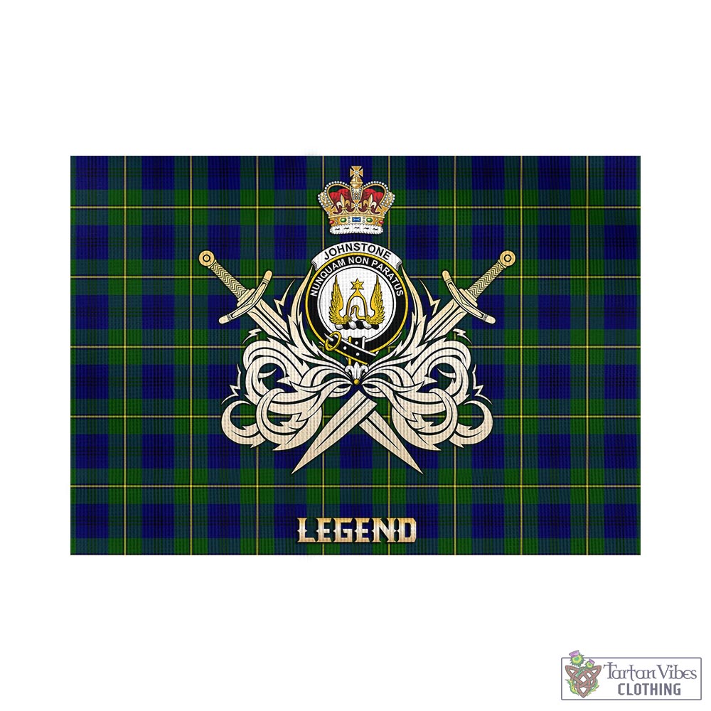 johnstone-johnston-modern-tartan-flag-with-clan-crest-and-the-golden-sword-of-courageous-legacy