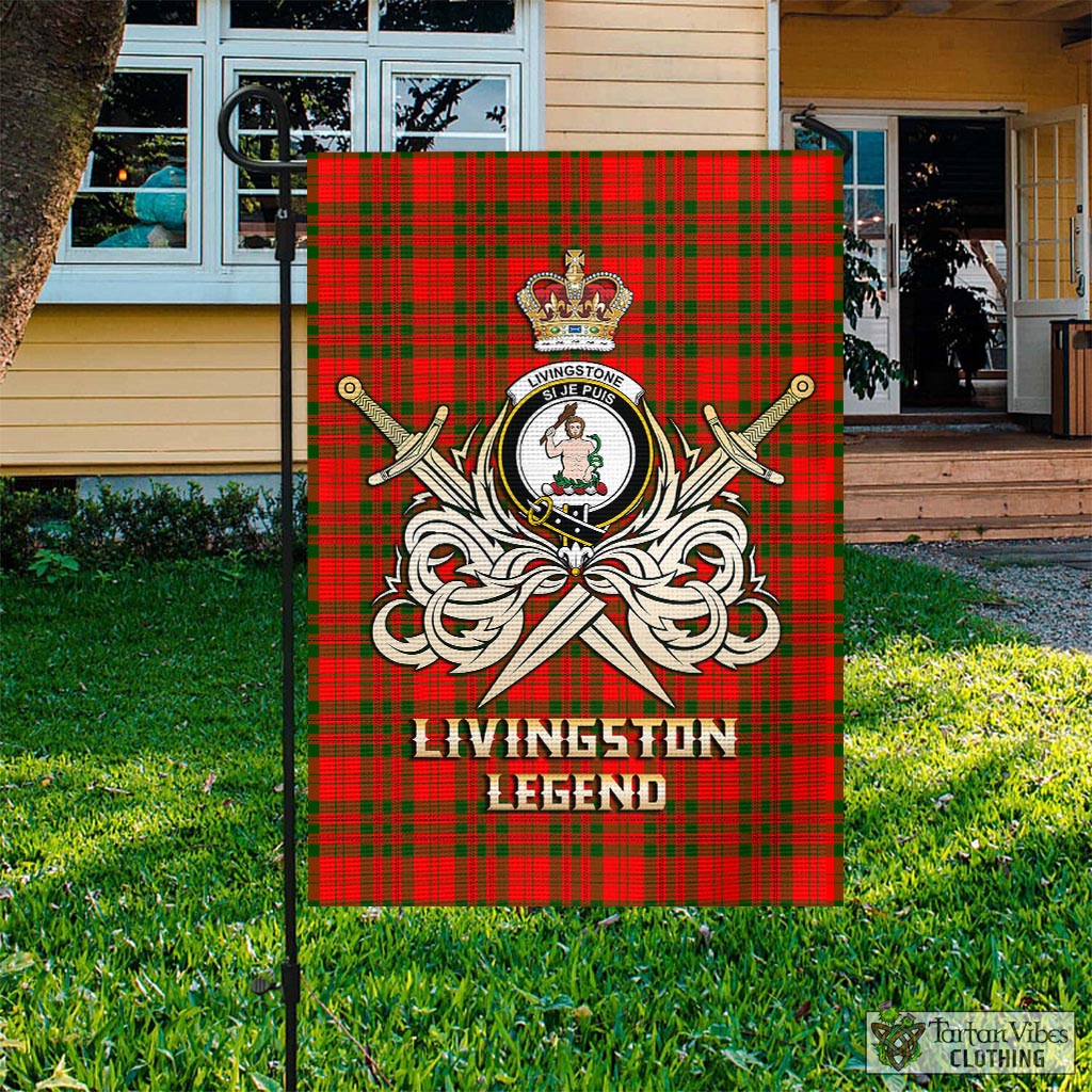 livingston-modern-tartan-flag-with-clan-crest-and-the-golden-sword-of-courageous-legacy